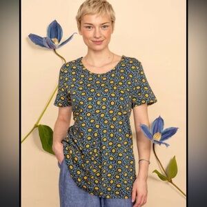 Gudrun Sjoden sumire floral cotton top